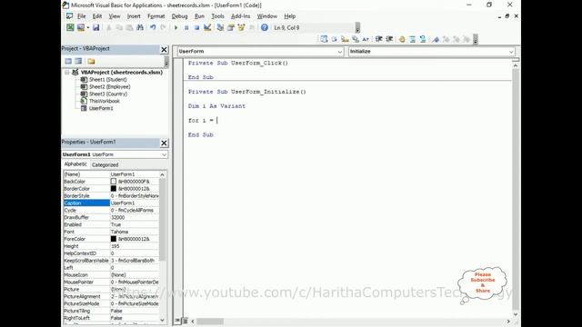 Excel Sheets Show Hide VBA Userform Option Button смотреть онлайн