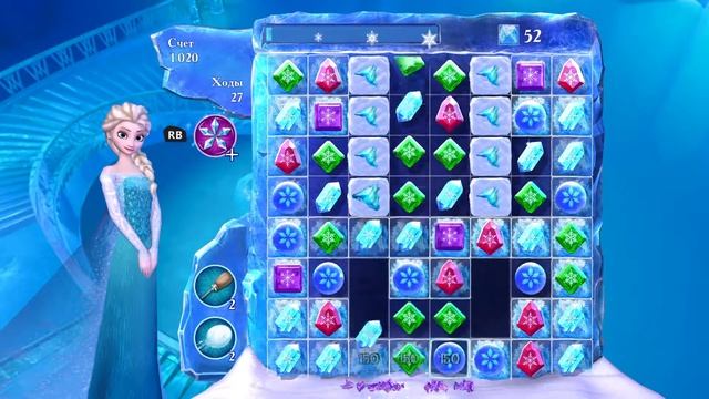 Frozen Free Fall Snowball Fight #66 (Уровень 154) смотреть онлайн
