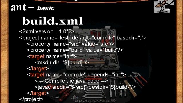 Курс 2 Урок № 21 Структура управляющего файла build xml смотреть онлайн