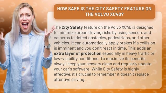 How Safe is the City Safety Feature on the Volvo XC40? смотреть онлайн