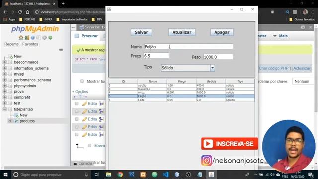 Como atualizar os dados no MySQL com Java смотреть онлайн