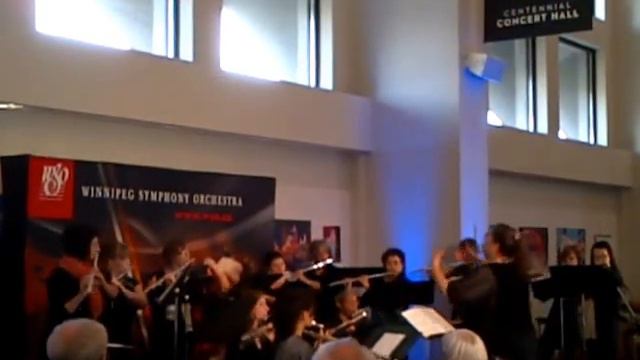 Gymnopedie 1 (Eric Satie) arranged for flute choir смотреть онлайн