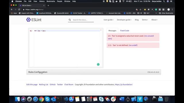 Customize ESLint in Visualizer смотреть онлайн