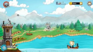 СЕКРЕТНАЯ ПУШКА ПИРАТОВ ! Катапульта: Атака пиратов The Catapult:Clash With Pirates Игры для андрои