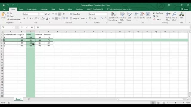 Worksheet selection change in Excel VBA смотреть онлайн