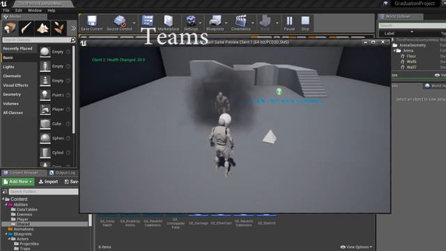 Multiplayer Third Person Arena Game - Graduation Project WIP #1 смотреть онлайн