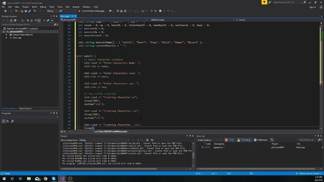 C++ Text Based Console Game - Ep 02 смотреть онлайн