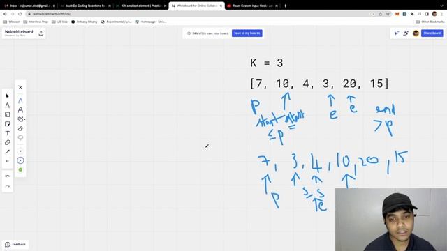 Kth smallest element using quick sort - JAVA | GFG смотреть онлайн