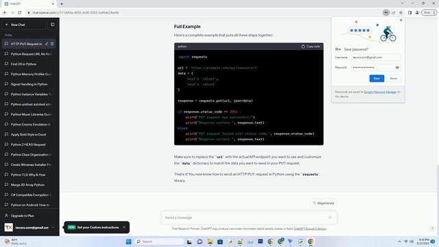Is there any way to do HTTP PUT request in Python смотреть онлайн