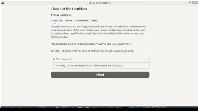 Choice of the Deathless - Part 7 - Coffee with Stone смотреть онлайн