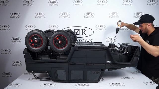 Детский электромобиль Мercedes AMG G63 X555XX (RiverToys, сборка) смотреть онлайн