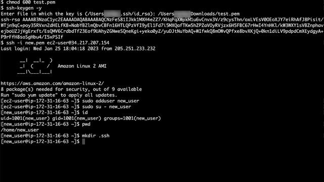 How do I add new user accounts with SSH access to my Amazon EC2 Linux instance? смотреть онлайн