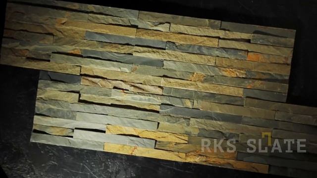 3D панели Сланец Dark Multicolor Thin Classic смотреть онлайн