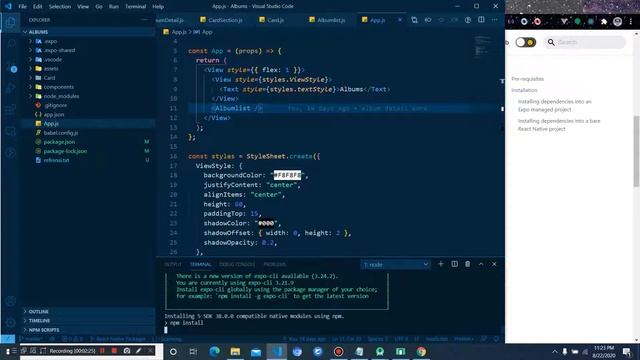 21 install react native react navigation смотреть онлайн