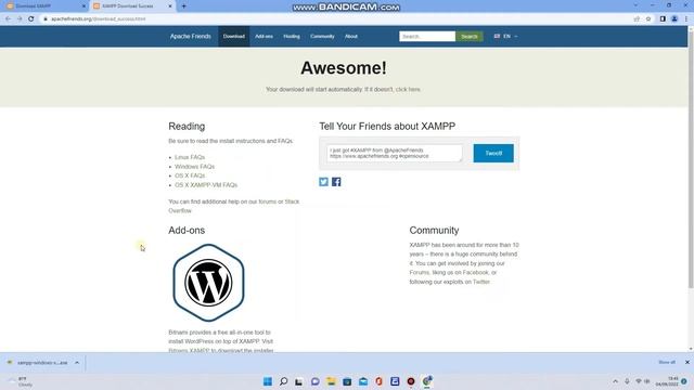 Cara Instal Aplikasi XAMPP 64 bit Terbaru di Windows 11 смотреть онлайн