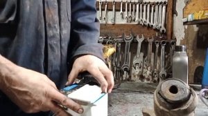 Замена передней подушки кабины Газель.