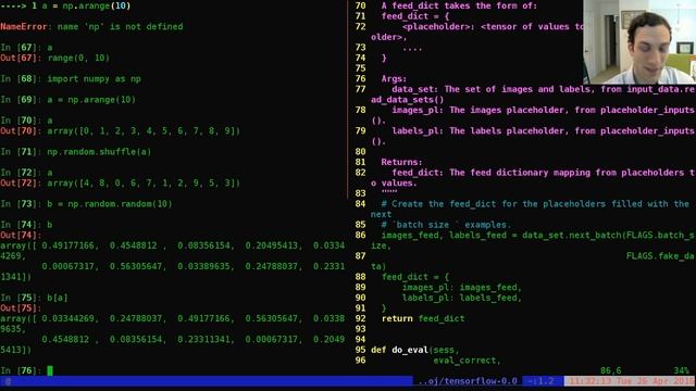 LineByLine: TensorFlow fully_connected_feed.py смотреть онлайн
