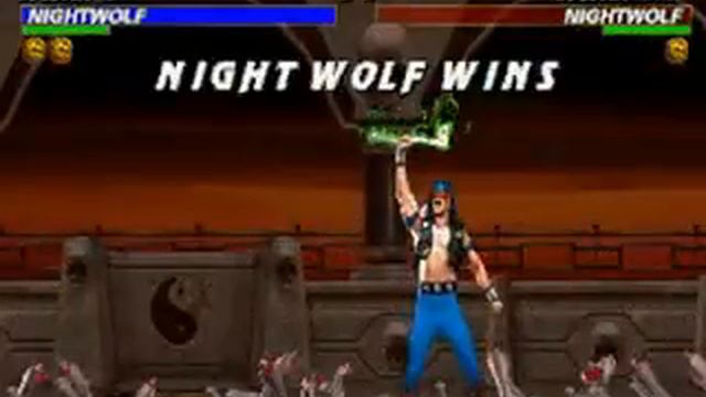 Бесплатные игры онлайн Mortal Kombat Trilogy Brutality Nightwolf смотреть онлайн