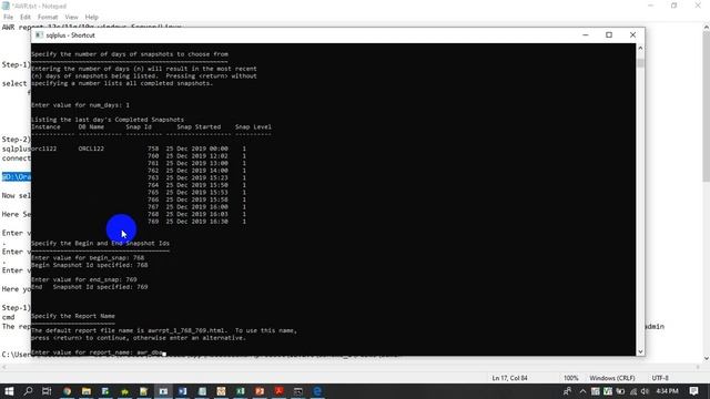 How to Check AWR Report in Oracle Database 12c | Muhammad Abdul Quium (V-123) смотреть онлайн
