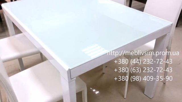 Стеклянный стол кухня. Стол обеденный AF1038CDT смотреть онлайн