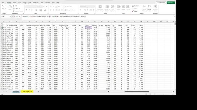 How to make an MLB DFS Excel Model Part 1 смотреть онлайн