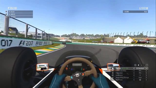F1 2017 Gameplay McLaren Honda MP4-4 EN BRASIL | Cockpit Camera смотреть онлайн