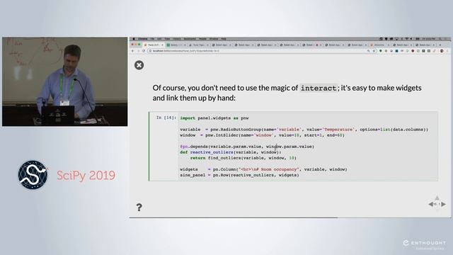 Turn any Notebook into a Deployable Dashboard | SciPy 2019 | James Bednar смотреть онлайн