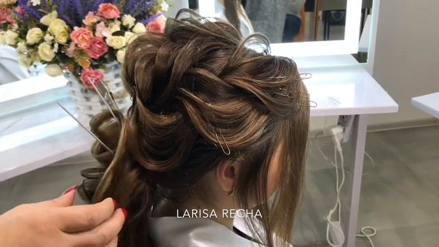 Греческая коса на очень густой волос от Ларисы Реча смотреть онлайн