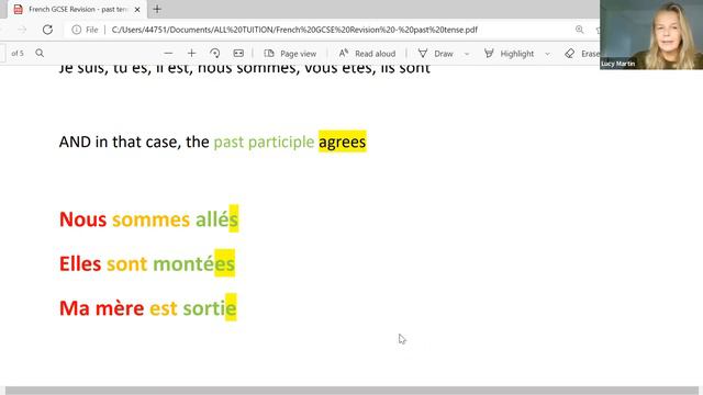 GCSE revision - French past tense (passé composé) смотреть онлайн