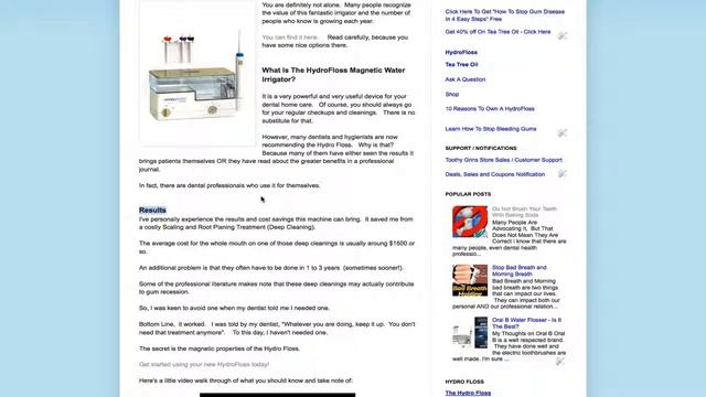 HydroFloss Magnetic Water Irrigator смотреть онлайн