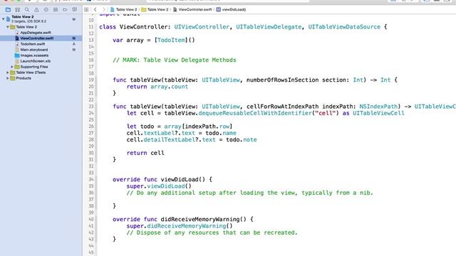 4 TableView TodoItem смотреть онлайн