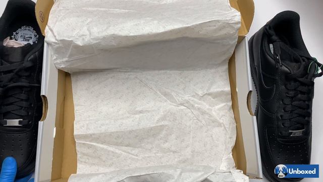 [ASMR] Nike Air Force 1 Low ‘07 Black Unboxing | No Talking смотреть онлайн