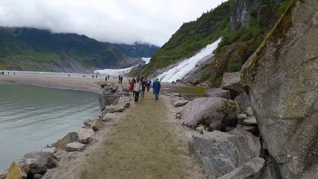 АЛЯСКА 3.1 | ВОДА ИЗ ЛУЖИ НА ВКУС И ТЫСЯЧЕЛЕТНИЙ ВОДОПАД ВОЗЛЕ ЛЕДНИКА |(ALASKAN WATERFALL |GLACIER смотреть онлайн