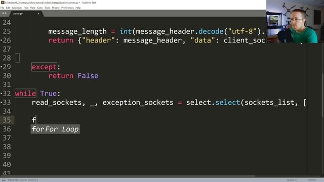 Socket Chatroom server - Creating chat application with sockets in Python смотреть онлайн