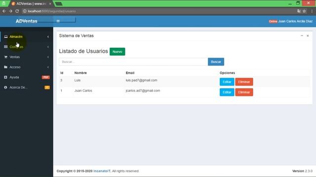 Sistema web PHP con laravel y Mysql (35-36) Rutas y opciones de menú смотреть онлайн