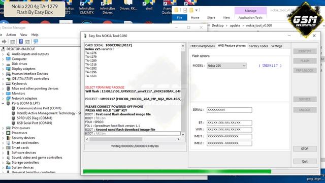 Nokia 225 4G TA 1279 dual sim flashing and dead recover done смотреть онлайн