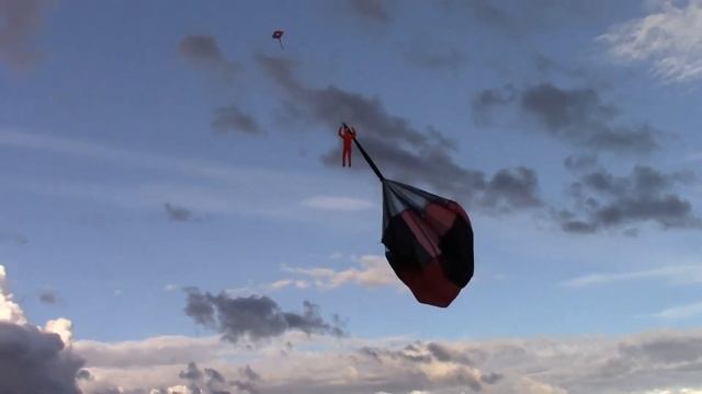 Запуск самолета с воздушного змея