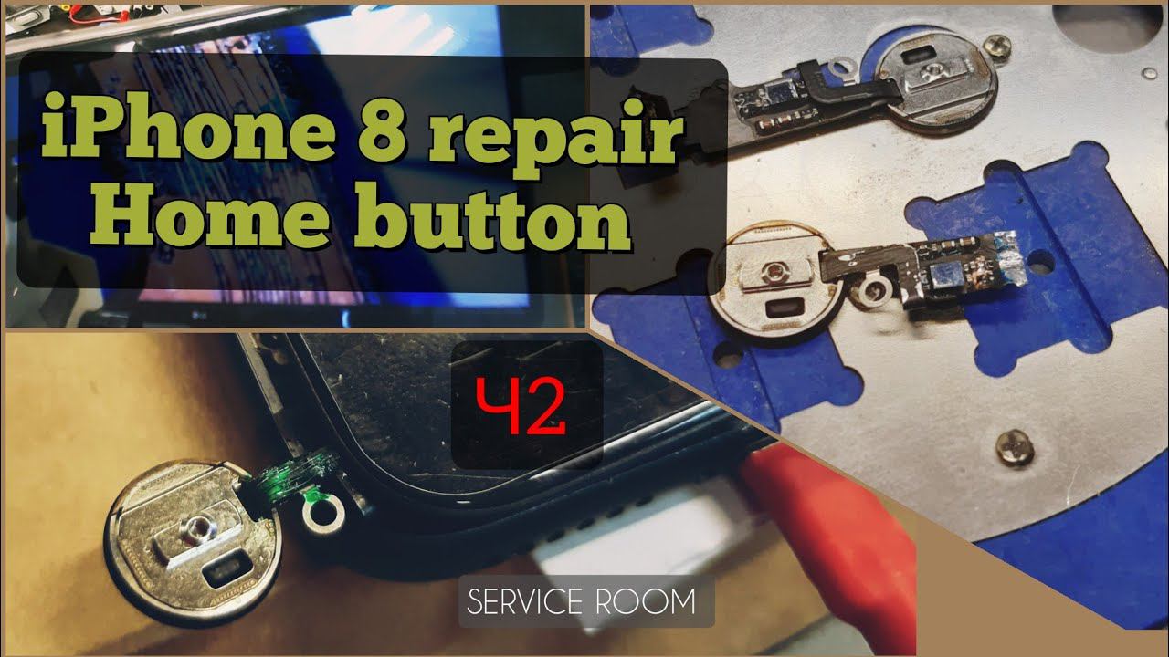 iPhone 8 iPhone 8 восстановление кнопки Home . Ч2. Home button repair iPhone 8 смотреть онлайн