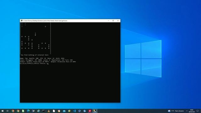 2D Open world ASCII RPG game written in Python 3 Standard Library (1.14v ) смотреть онлайн