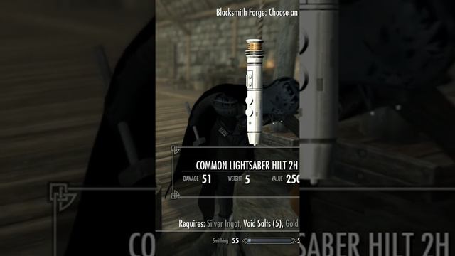 Lightsabers featured in Star Wars Skyrim Mod #lightsaber смотреть онлайн