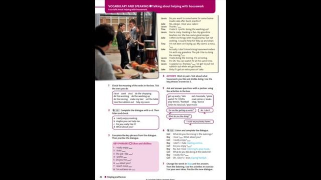 English Plus, the 6th grade, p 26 смотреть онлайн