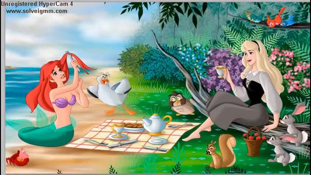 Ariel Mermaid 👫💑💏 Coloring Pages Cartoon #25 🐬🌸💑 Русалочка Ариель 👑 Раскраска Мультик #25 💑 смотреть онлайн