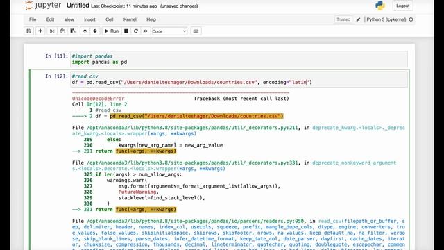 How to Read CSV Files into Pandas with Jupyter Notebook! смотреть онлайн