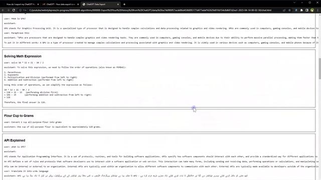 How to Download Data from ChatGPT ? смотреть онлайн