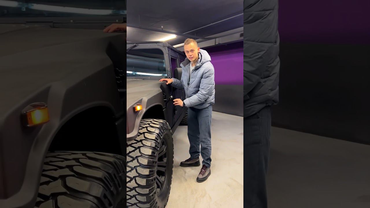 КАК ОТКРЫТЬ КАПОТ НА HUMMER H1? смотреть онлайн