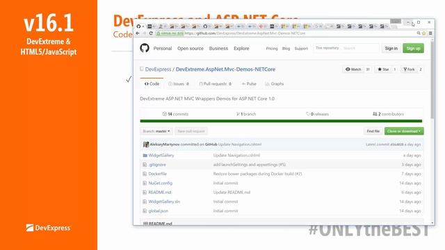 DevExtreme 16.1: ASP.NET Core UI Controls смотреть онлайн