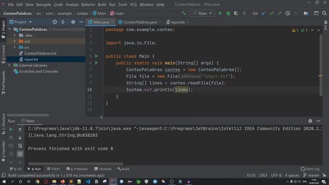 ¿Cómo contar las palabras de un archivo en Java? | Curso de JAVA #18 смотреть онлайн