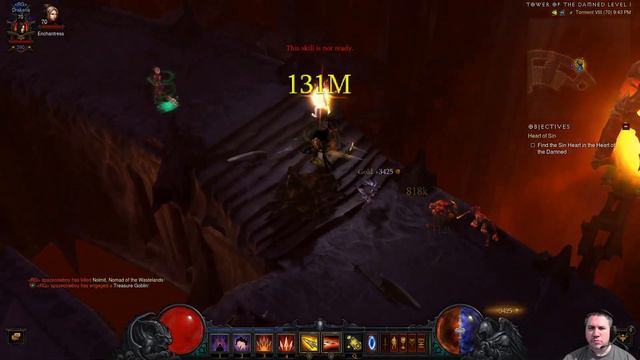 Diablo 3 - Demon Hunter Gameplay - Part 12 - Tremors In The Stone смотреть онлайн