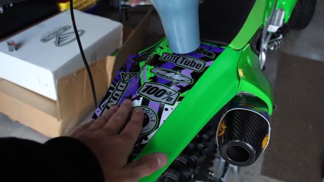 NEW CUSTOM DIRT BIKE!!! смотреть онлайн