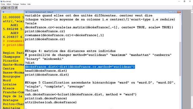 Comment faire la classification hiérarchique ascendante CAH et méthode de kmeans dans R смотреть онлайн